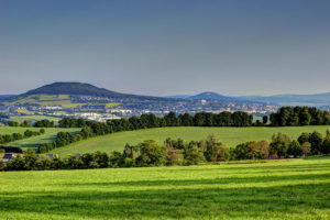 Blick auf Annaberg-Buchholz.