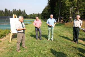 Umwelt- und Landwirtschaftsminister Thomas Schmidt zu Gast in Oberwiesenthal. Foto: Dieter Flade