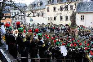 Große Abschlussbergparade 2014 in Annaberg-Buchholz.