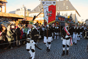 Bergparade in Annaberg-Buchholz.