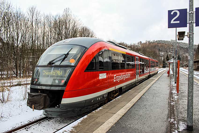 Für den Erhalt der Bahnstrecken im Erzgebirge.