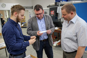 Firmenbesuch bei MKT in Cranzahl.