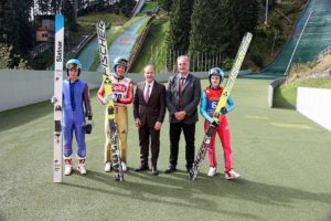 Übergabe des Fördermittelbescheides in Oberwiesenthal.