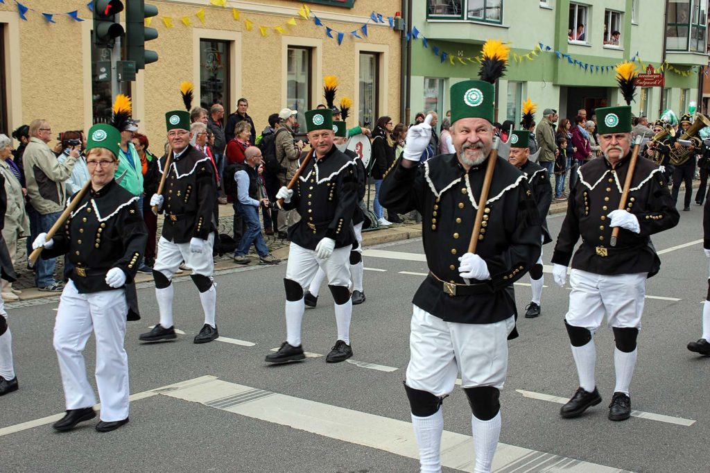 Großer Festumzug am 10. September in Ehrenfriedersdorf.