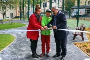 Neue Außenanlagen am Förderschulzentrum in Annaberg-Buchholz übergeben.