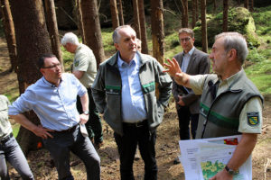 Vor-Ort-Termin in der Sächsischen Schweiz.