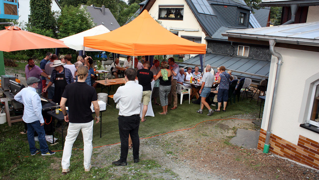 Grillabend in Mildenau.