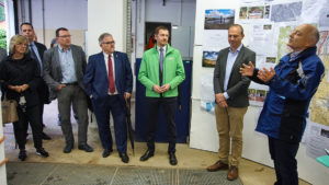 Ministerpräsident Michael Kretschmer in Cranzahl.