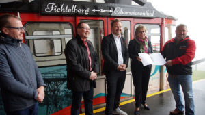 Fördermittelübergabe in Kurort Oberwiesenthal.