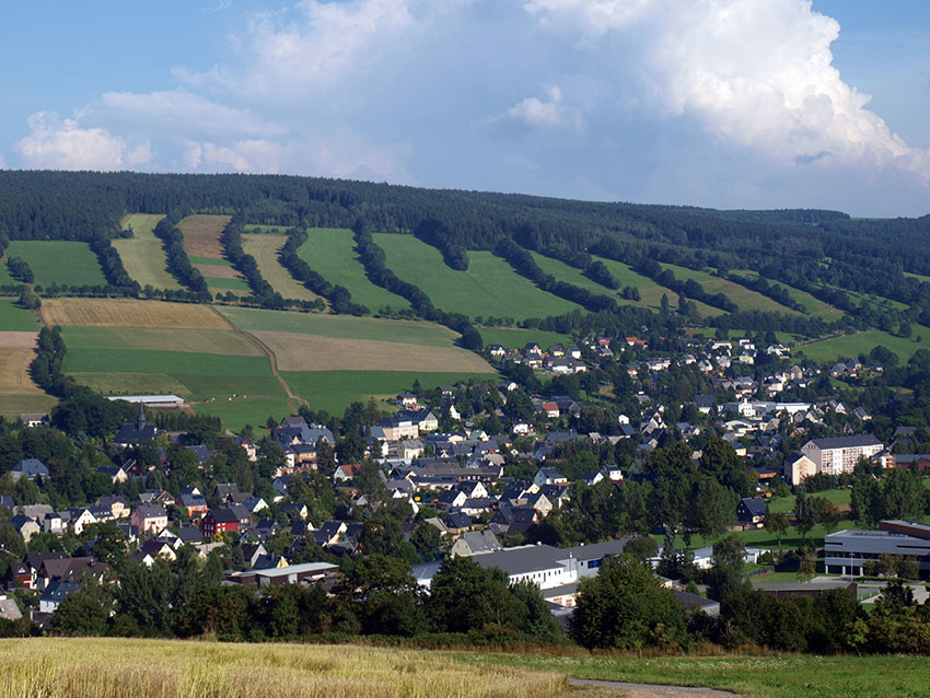 Blick auf Königswalde.