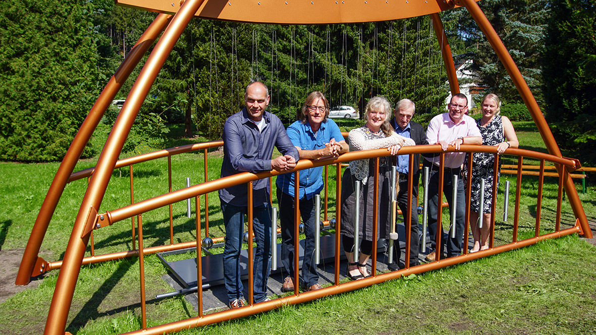 "Goldene Brücke" in Thermalbad Wiesenbad eingeweiht.