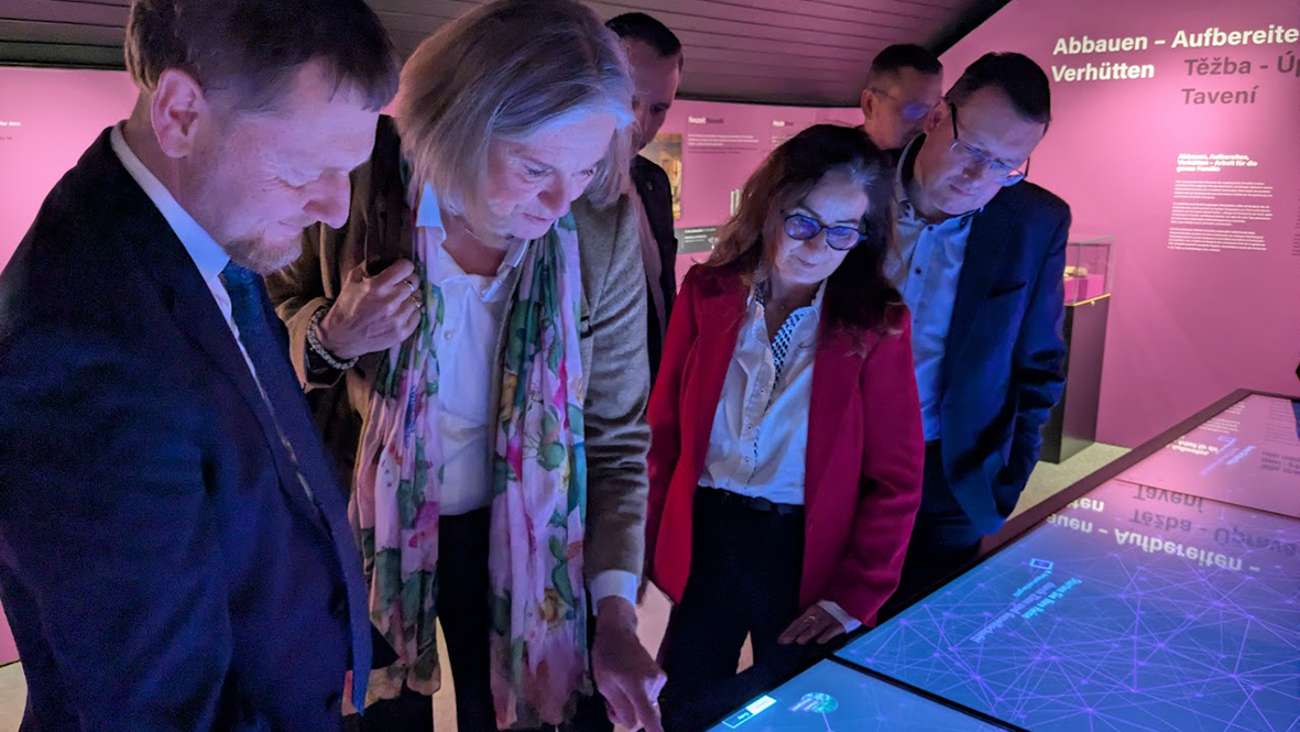 Ausstellungseröffnung in Ehrenfriedersdorf.